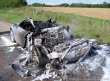 Audi R8 v plamenech