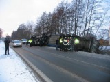 FOTO/VIDEO:Nehoda kamionu,který 