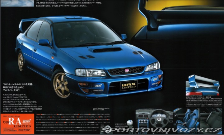 Subaru Impreza JDM STI Type RA V6 Ltd 00 2000