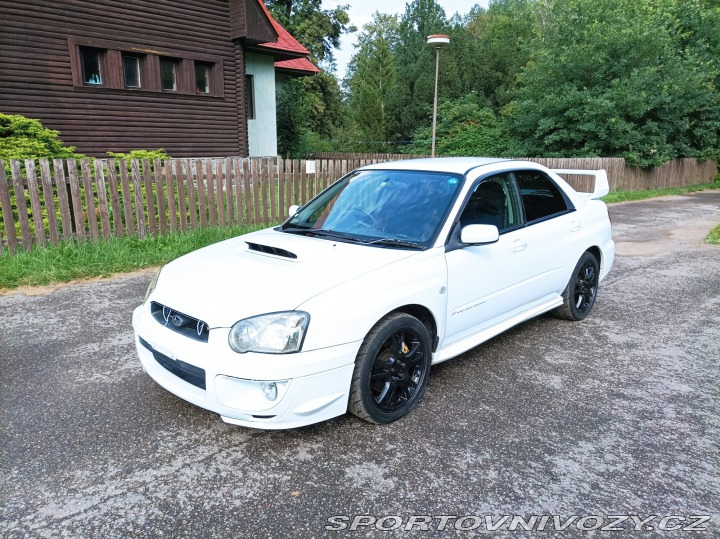 Subaru Impreza STi JDM 2003 bílá prodáno 2003