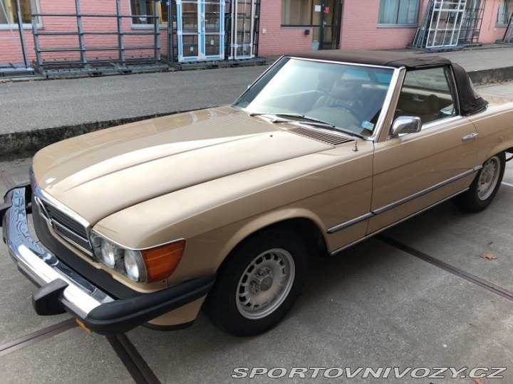 Mercedes-Benz SL 450 AUTOMAT, BÍLÉ RZ!!! 1974