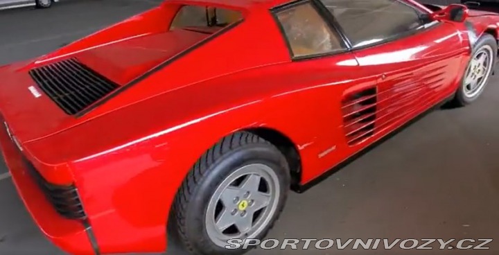 Ferrari Testarossa 1991 EU verze,v ČR, 12 vá 1990