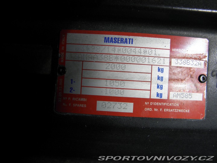 Maserati 3200 GT rarita, skoro Ferrari 2000