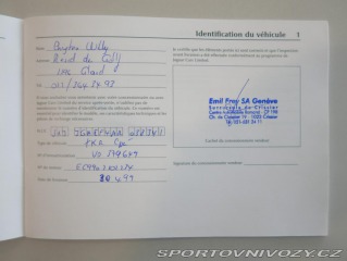 Jaguar XKR 4,0 V8 Coupe REZERVACE 1999