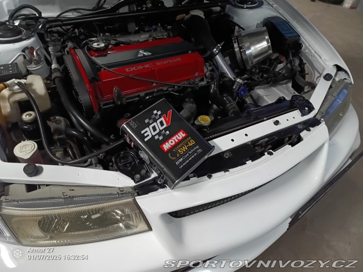 Mitsubishi Lancer EVO 6 LHD 1999 bílé pěkné 1999