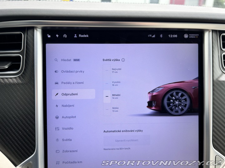 Tesla Model S P100D Ludicrous, plně aut 2018