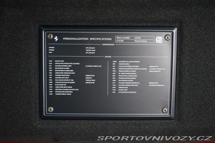 Ferrari Roma ADAS Carbon Pas-Disp Magn 2021