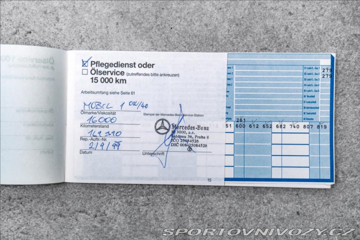 Mercedes-Benz SL 500 ROADSTER, CZ OV,RU 1997