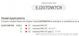 Subaru Impreza STi 2004 Widetrack krásná 2004
