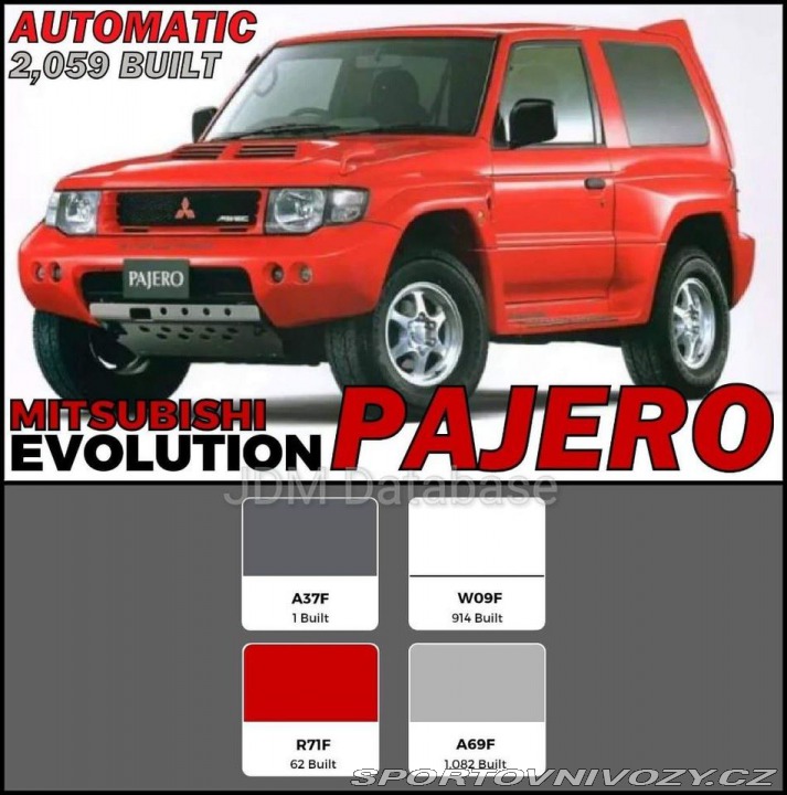 Mitsubishi Ostatní modely Pajero Evo JDM Evolution 1997