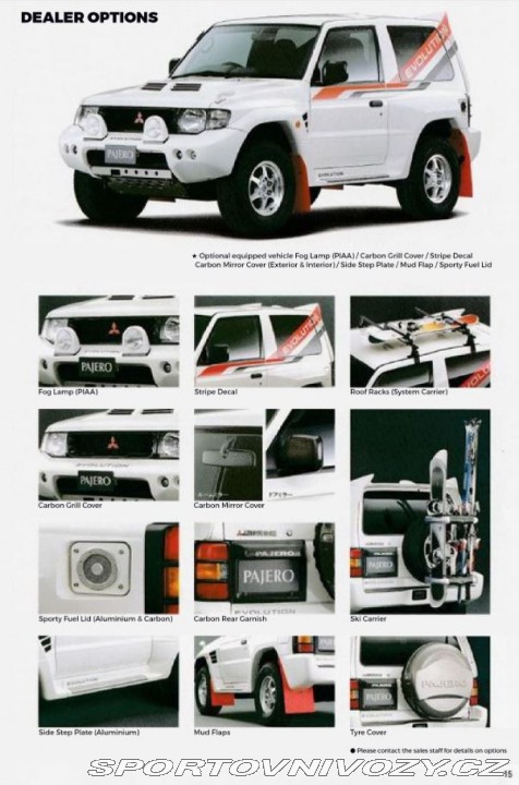 Mitsubishi Ostatní modely Pajero Evo JDM Evolution 1997