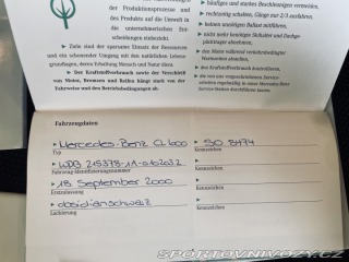 Mercedes-Benz CL Cl600 5.8 V12 nejeto v čr 2000