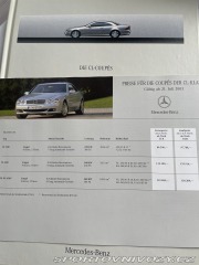 Mercedes-Benz CL Cl600 5.8 V12 nejeto v čr 2000