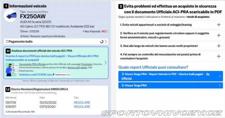 Audi A5 2,0 TFSi 132kw S-Tronic E 2014
