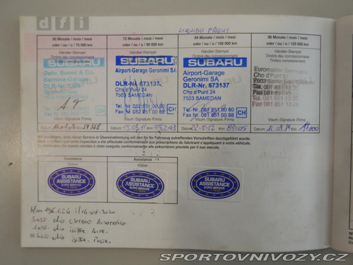 Subaru Ostatní modely Legacy 3,0 AWD 180kW Automat 2003