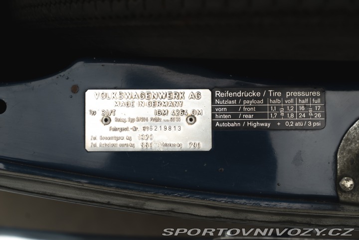 Volkswagen Ostatní modely Type 3 1600 TL 1967