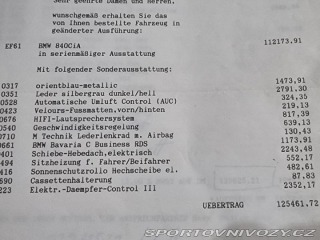 BMW 8 BMW 840CiA M-Technik 1994