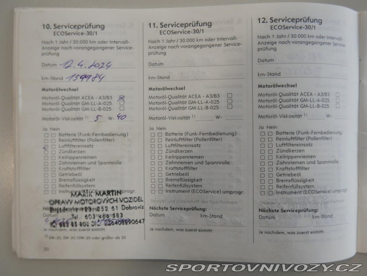 Opel Astra 2,2i Cabrio REZERVACE 2004