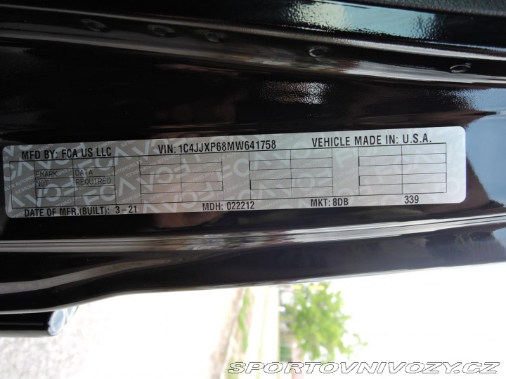 Ostatní značky Ostatní modely Jeep Wrangler 4xe 80TH Anniversary 2021