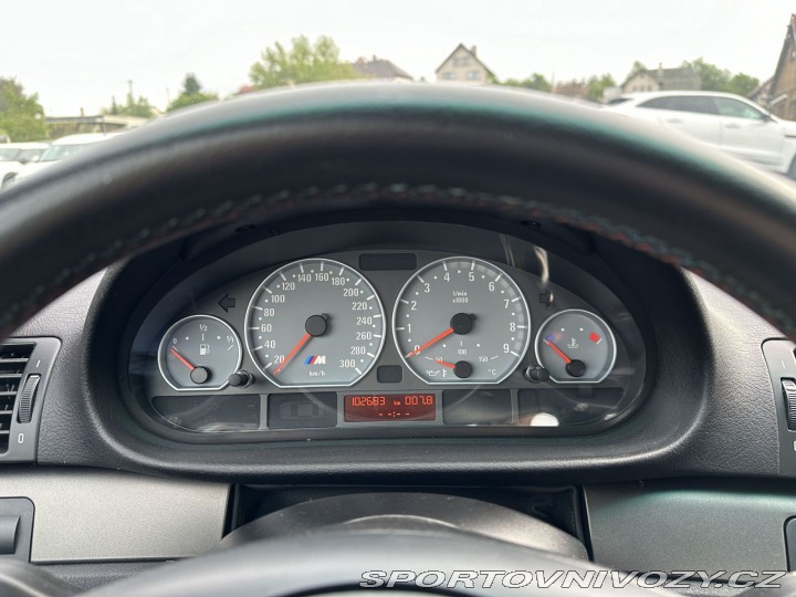 BMW M3 M3 E46 3,2i 252kW ŠÍBR Ha 2003