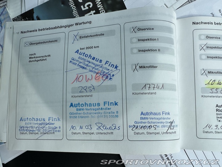 BMW M3 M3 E46 3,2i 252kW ŠÍBR Ha 2003