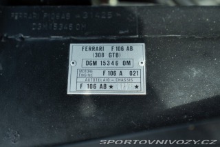 Ferrari 308 GTB Carter Secco 1981