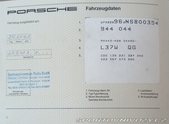 Porsche 968 1991
