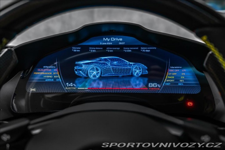 Ferrari 296 GTB Lift, racing sedadla, 2024