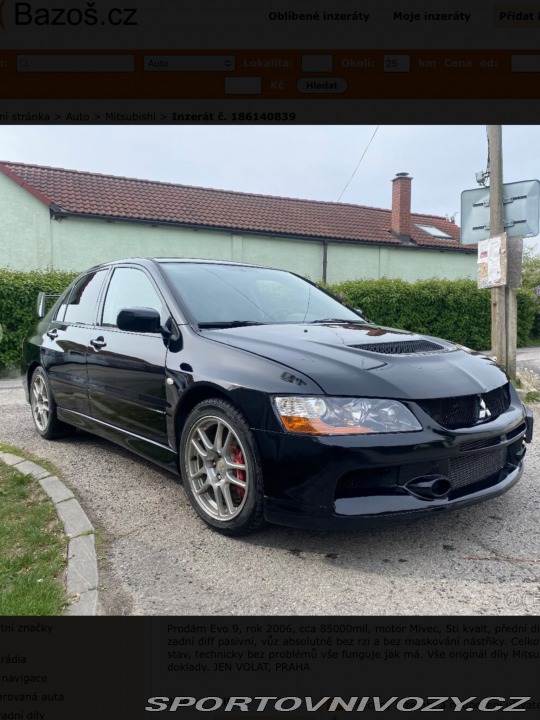 Mitsubishi Lancer EVO Evolution 9 2006