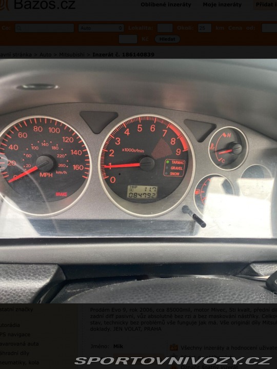 Mitsubishi Lancer EVO Evolution 9 2006