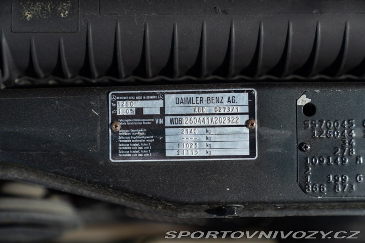 Mercedes-Benz E 500 SEC 1986