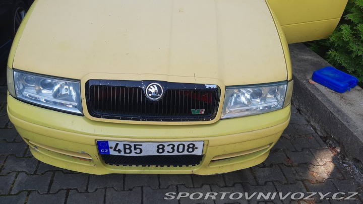 Škoda Octavia RS 1.8 T RS 132kW žlutá, ČR 2003