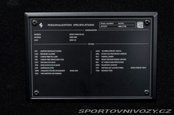 Ferrari 488 GTB Coupé DCT F1/Lift/Kam 1800