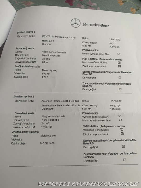 Mercedes-Benz SL SL 350 Sportmotor 2009