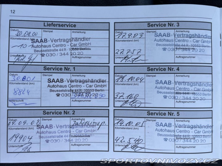 Saab 9-3 2.0 T Automat*REZERVACE! 2000
