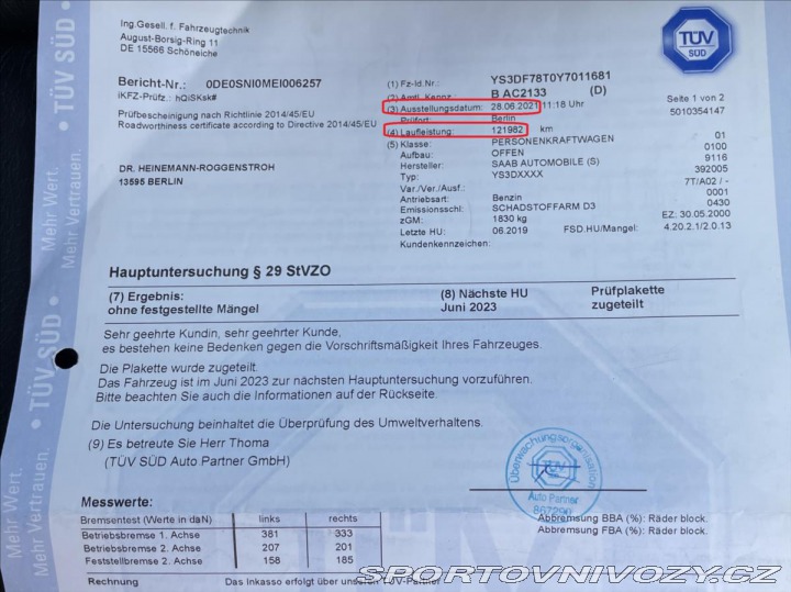 Saab 9-3 2.0 T Automat*REZERVACE! 2000