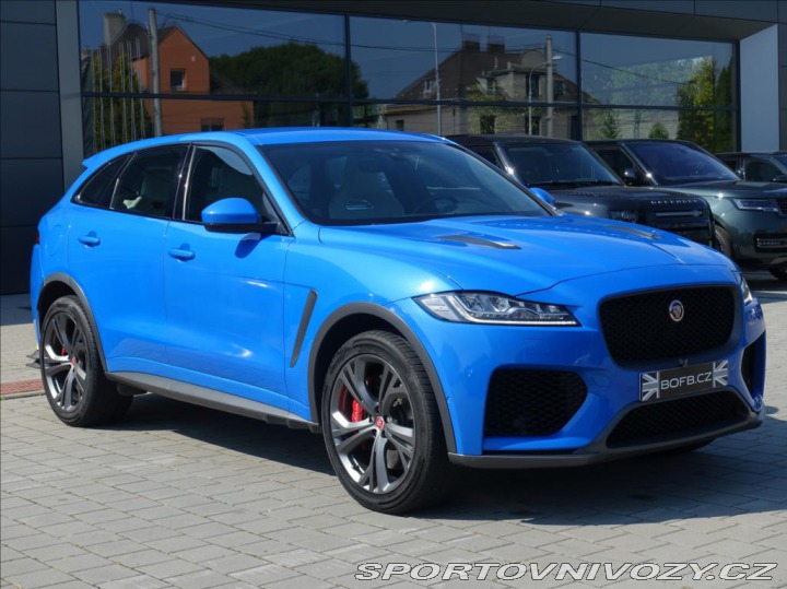 Jaguar F-Pace 5,0 SVR, 550HP,1.Maj,ČR,D 2019
