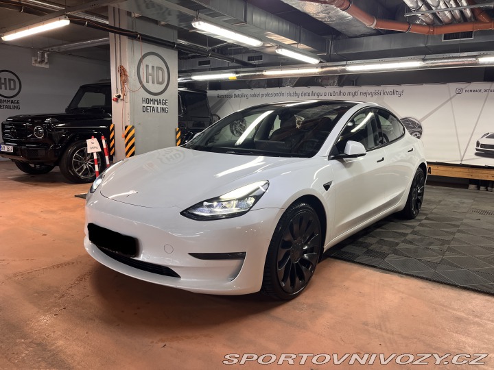 Tesla Model 3 PERFOMANCE NOVÁ BATERIE 2021