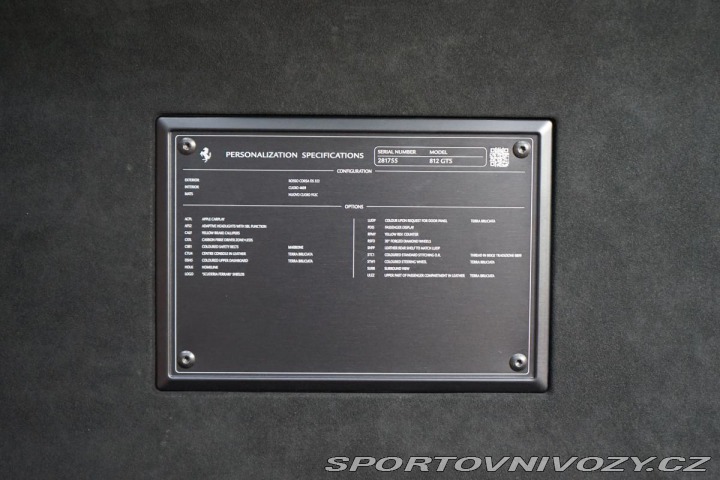 Ferrari 812 GTS AFS CarPlay Záruka PD 2022