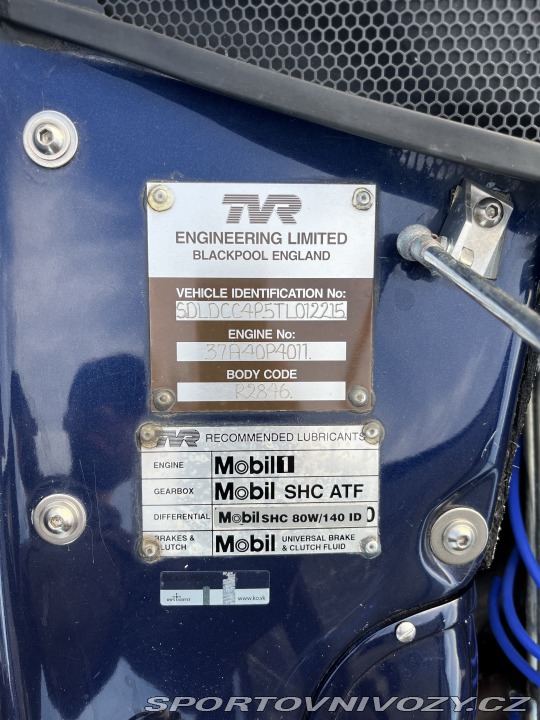 Ostatní značky Ostatní modely TVR Chimaera 1996