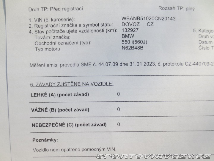 BMW 5 550i 2005