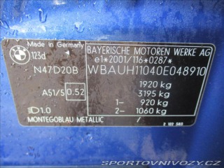 BMW 1 2,0 123d 150kw GPS 2008