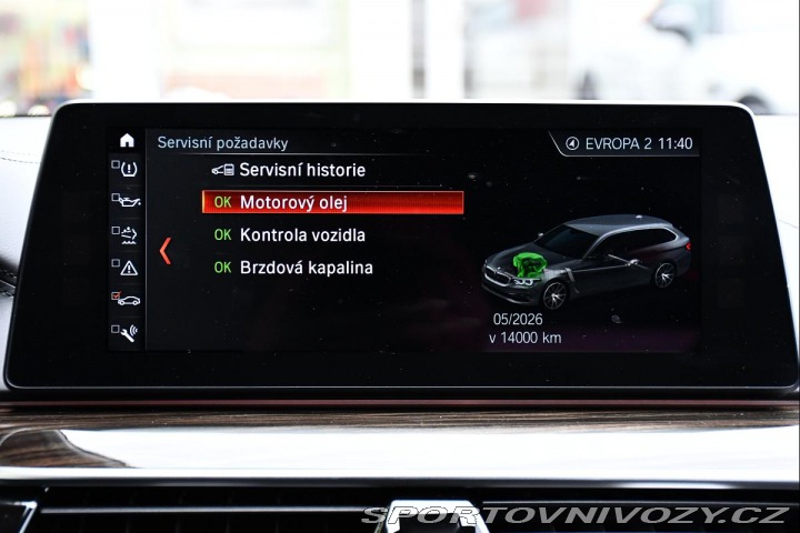BMW 5 M550d XD HUD B&W MASA 2018