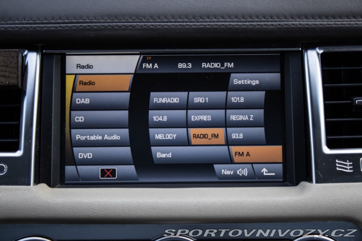 Ostatní značky Ostatní modely Land Rover Range Rover Sport  5.0 V8 Supercharged 2010
