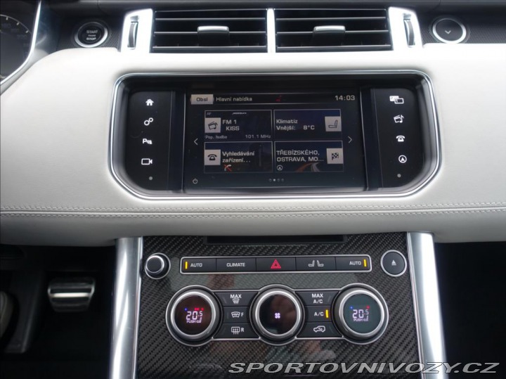 Ostatní značky Ostatní modely Land Rover Range Rover Sport 5,0 S/C SVR 550HP ČR, DPH 2016