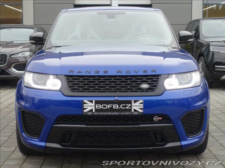 Ostatní značky Ostatní modely Land Rover Range Rover Sport 5,0 S/C SVR 550HP ČR, DPH 2016