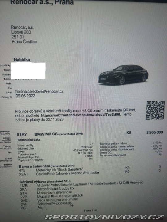 BMW M3 CS 2024
