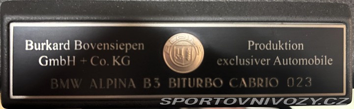 Alpina B3 E93 B3 BITURBO 2008
