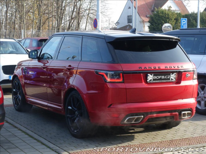 Ostatní značky Ostatní modely Land Rover Range Rover Sport 5,0 423kW SVR, ČR, 1.Maj 2018