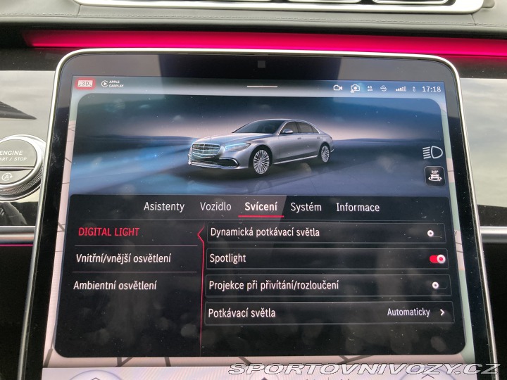Mercedes-Benz S 500 AMG 4M | ZARUKA | DPH 2022